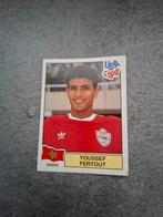 Panini sticker WK 94 USA. Speler Youssef Fertout Marokko., Verzenden, Zo goed als nieuw, Sticker