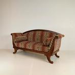 antieke Biedermeier Sofa met Luipaard Trim, Ophalen