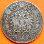 Oostenrijk 5 Corona 1900 Frans Joseph zilver, Ophalen of Verzenden, Oostenrijk, Zilver