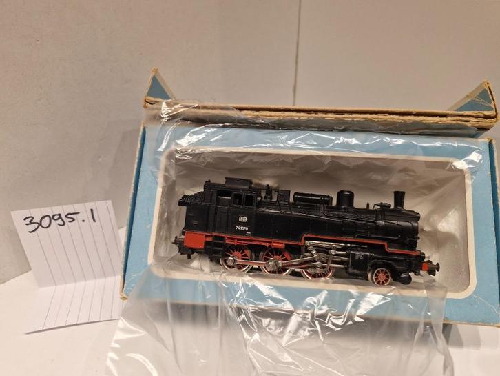 Märklin 3095.1 Stoomloc 74 1070, OVP 1968, Hobby en Vrije tijd, Modeltreinen | H0, Zo goed als nieuw, Locomotief, Wisselstroom