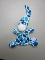 Tiamo Collection pluche wit met blauwe vlakken popje spookje, Kinderen en Baby's, Speelgoed | Knuffels en Pluche, Nieuw, Overige typen