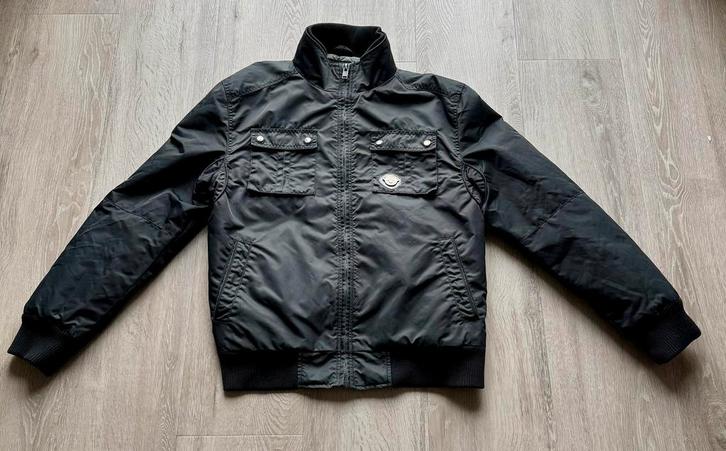Bomberjack XXL zwart., Kleding | Heren, Jassen | Winter, Zo goed als nieuw, Overige maten, Zwart, Ophalen of Verzenden