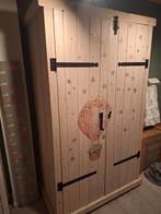 Steigerhouten Kledingkast, Huis en Inrichting, Kasten | Kledingkasten, Ophalen, Gebruikt, 50 tot 100 cm, 150 tot 200 cm