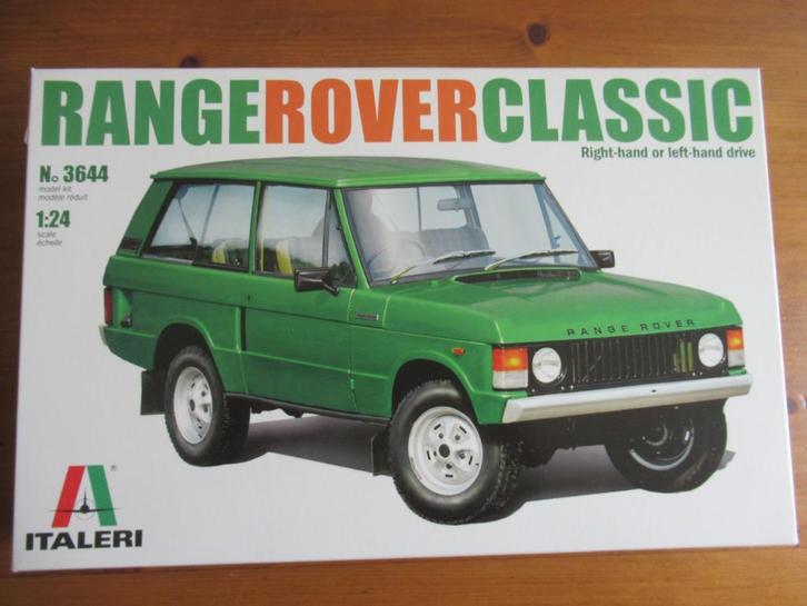 Range Rover Classic (Italeri 1/24), Hobby en Vrije tijd, Modelbouw | Auto's en Voertuigen, Nieuw, Auto, Groter dan 1:32, Italeri