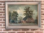 Schilderij Grotestraat Nijverdal 1967, Antiek en Kunst, Kunst | Schilderijen | Klassiek, Ophalen