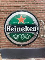 Heineken lichtbak diameter +-82CM, Verzamelen, Biermerken, Ophalen, Gebruikt, Reclamebord, Plaat of Schild, Heineken