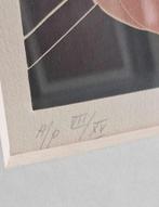 Ets van Thom de Jong (1940-1988), Watching the Olympics., Antiek en Kunst, Kunst | Etsen en Gravures, Ophalen
