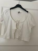 Schattig wit zomer  vestje/top   2 strikjes korte mouw S, H&M, Wit, Ophalen of Verzenden, Zo goed als nieuw