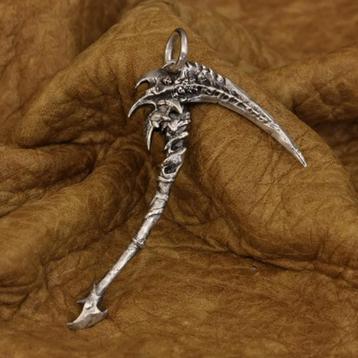 Grim reaper zeis hanger in twee maten – 925 Zilver  beschikbaar voor biedingen