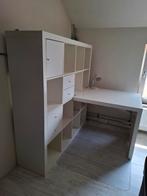 Kallax of Expedit kast Ikea met bureau, Huis en Inrichting, Kasten | Boekenkasten, Ophalen, Gebruikt, 25 tot 50 cm