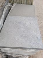 Gebruikte oud hollandse tegels antraciet 60x60x5cm, Ophalen, Gebruikt, 10 m² of meer, Beton