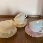 Vintage kopjes Arcopal Harlequin, Huis en Inrichting, Keuken | Servies, Ophalen of Verzenden, Glas, Overige stijlen, Kop(pen) en/of Schotel(s)
