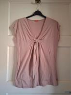 HUGO BOSS oudroze T-shirt met knoopdetail - maat S, Anneonline, Steenbergen, Shop@wesell4u.nl, Ophalen of Verzenden