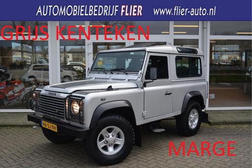 Land Rover Defender 2.5 TD5 90 SW SE | GRIJS KENTEKEN MOGELI, Auto's, Land Rover, Bedrijf, Te koop, 4x4, Airconditioning, Alarm