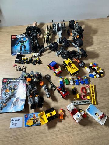 Lego Diverse Set Poppetjes, toebehoren, etc beschikbaar voor biedingen
