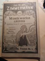 CatalogusZimmermann Musikwerke Leipzig, Ophalen of Verzenden, Zo goed als nieuw