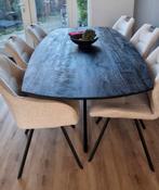 Mooie mangohouten deens ovale eettafel, Huis en Inrichting, Tafels | Eettafels, Ophalen, 100 tot 150 cm, 200 cm of meer, Zo goed als nieuw