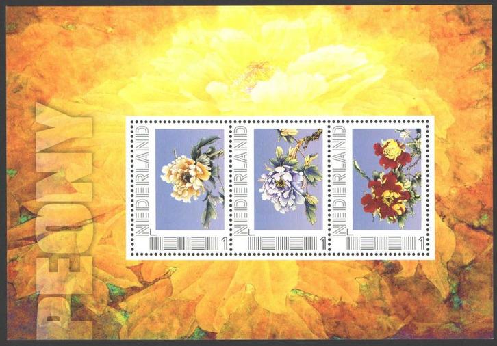 Postzegels Bloemen, Postzegels en Munten, Postzegels | Nederland, Postfris, Na 1940, Ophalen of Verzenden
