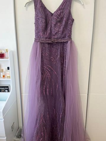 LILA POEDER JURK! Twv 220€ mag voor €75 weg!! beschikbaar voor biedingen