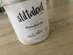Stiltalent marshmellow zandstructuur verf 2.5 L creme, wit, Ophalen, Wit, Nieuw, Verf