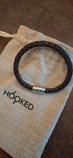 Hooked Heren Armband Leer Bruin, Ophalen of Verzenden, Nieuw, Bruin, Leer