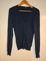 Benetton katoenen vest parelmoer knopen L izgst Maat large., Ophalen of Verzenden, Zo goed als nieuw, Maat 42/44 (L)
