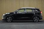 Kia Niro 1.6 GDi Hybrid DynamicLine | Adaptive-cruise | Appl, Met garantie (alle), Leder en Stof, Zwart, Origineel Nederlands