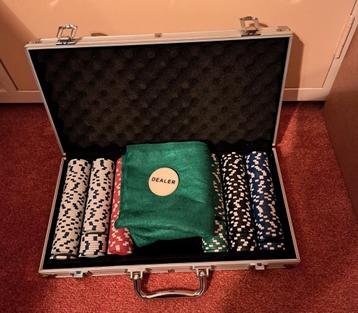 Pokerset + koffer beschikbaar voor biedingen