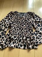 Leuke Pigalle blouse met luipaardprint - Maat M nieuw, Maat 38/40 (M), Bruin, Ophalen of Verzenden, Pigalle