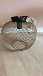 Goudkleurige Draadlamp - Moderne Stijl, Huis en Inrichting, Lampen | Hanglampen, Ophalen, Zo goed als nieuw, Metaal, Modern