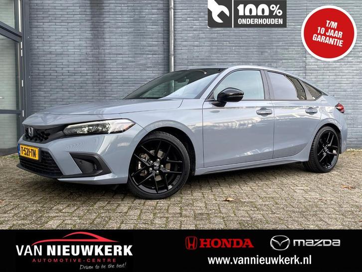 HONDA Civic 2.0 HYBRID 184PK Automaat Sport | Adaptieve Crui, Auto's, Honda, Bedrijf, Te koop, Civic, ABS, Achteruitrijcamera