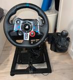 Ps4 stuur en pedalen met schakelpook en headset, Spelcomputers en Games, Ophalen, Zo goed als nieuw
