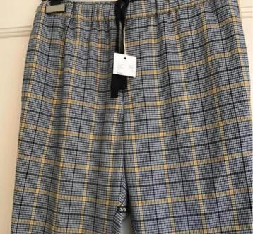 mooie  NIEUWE broek Closed mt 29 ruit in blauw/wit/oker beschikbaar voor biedingen