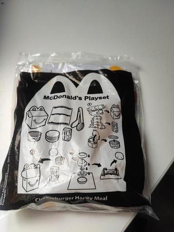 McDonald's Cheeseburger Happy Meal Playset