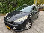 Peugeot 207 SW MET AIRCO & APK TOT 22-04-2026!, Gebruikt, Zwart, Origineel Nederlands, Euro 4