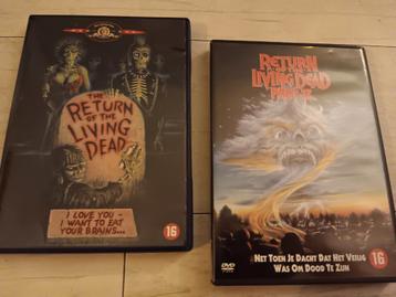 The return of the living dead 1 / 2 dvd.s nieuwstaat horror  beschikbaar voor biedingen