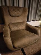 Draai fauteuil groen, Huis en Inrichting, Fauteuils, Ophalen, Zo goed als nieuw, Minder dan 75 cm, 50 tot 75 cm