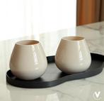 Kaarshouder Tasman XS ivory Ø12,5 x H11,5 - Vase the World, Huis en Inrichting, Veens Living, Nieuw, Elst, Info@veensliving.nl