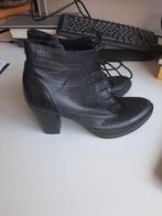 Di Capolovori. Zwart leren enkellaarsjes, maat 41., Kleding | Dames, Zwart, Lage of Enkellaarzen, Ophalen of Verzenden, Zo goed als nieuw