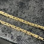 14k gouden koningsketting schakel 65cm 4mm nieuw, Sieraden, Tassen en Uiterlijk, Kettingen, Ophalen of Verzenden