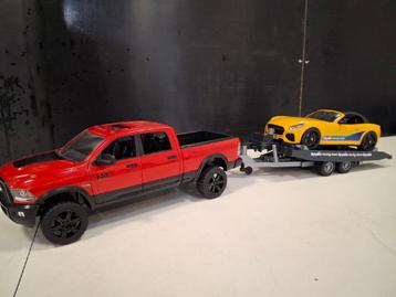 Bruder RAM Power Wagon met Racing team Roadster beschikbaar voor biedingen