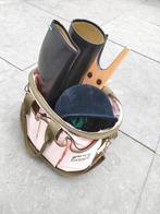 Complete set, laarzen mt 36, cap mt 57, tas en laarzenknecht, Dieren en Toebehoren, Paardrijkleding, Ophalen of Verzenden, Gebruikt