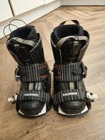 Set: snowboardschoenen en -bindingen Salomon, Sport en Fitness, Snowboarden, Overige typen, Gebruikt, Ophalen