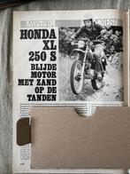 Test Honda XL250 S, Verzenden, Zo goed als nieuw, Motoren