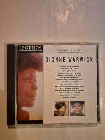 Dionne Warwick - Legends in music. Cd. 1990 beschikbaar voor biedingen