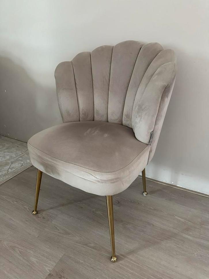 4x Richmond Pippa eetstoel - Khaki, Huis en Inrichting, Stoelen, Zo goed als nieuw, Eén, Stof, Overige kleuren, Ophalen