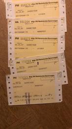 Treinkaartjes 1987, Verzamelen, Ophalen of Verzenden, Trein, Boek of Tijdschrift