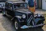 Traxion avant (Citroën 11b), Voorwielaandrijving, Citroën, Leder en Stof, Zwart