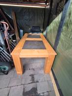 Grote Eetkamertafel 6-8 personen, Huis en Inrichting, Tafels | Eettafels, Ophalen, Overige materialen, Gebruikt, 50 tot 100 cm