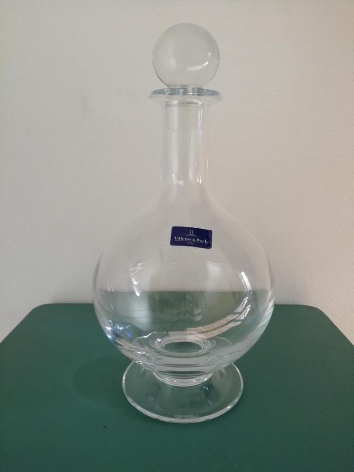Glazen karaf Villeroy & Boch in originele doos, Antiek en Kunst, Antiek | Glas en Kristal, Ophalen of Verzenden